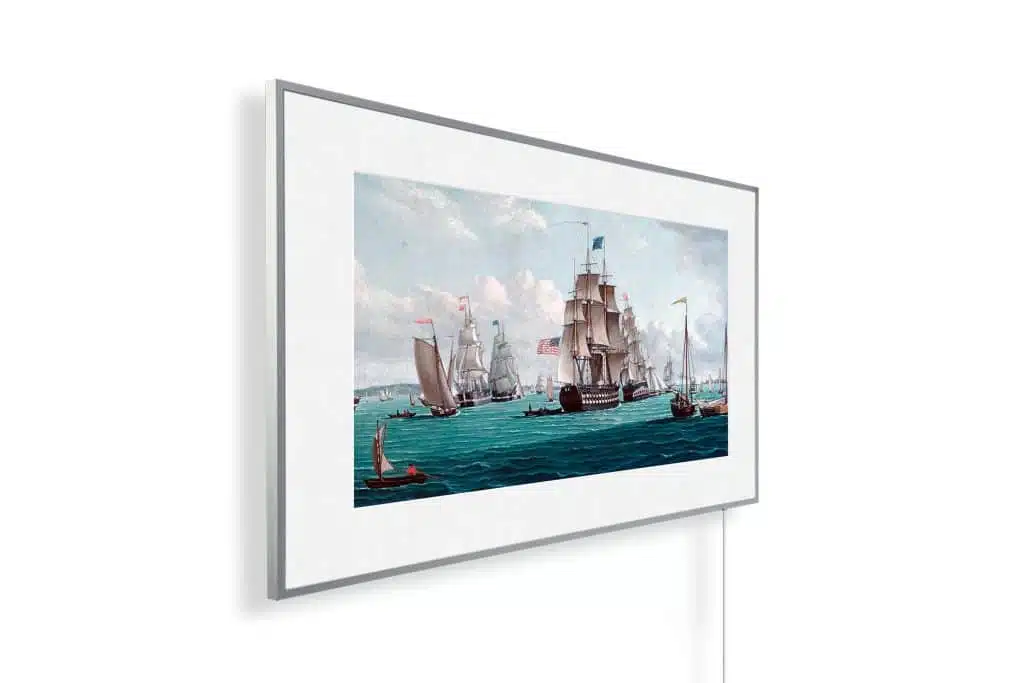 Thomas Thompson - The U. S. ship Franklin with a view of New York Bay