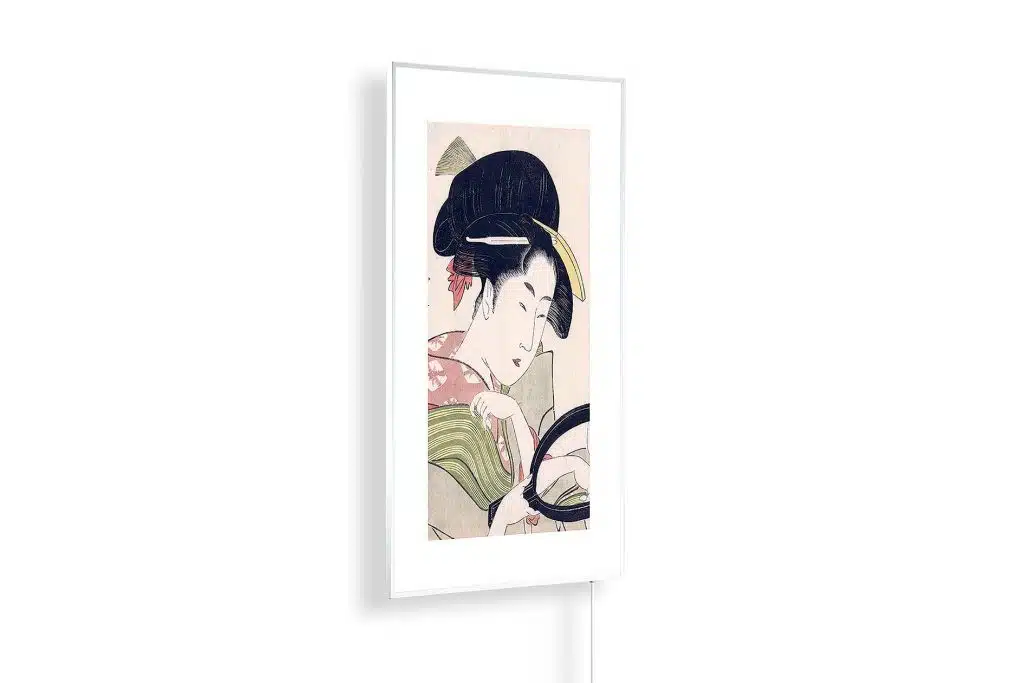 Kitagawa Utamaro - Eight views of tea stalls in prominent locations